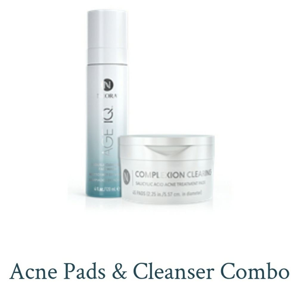 Acne pads and cleanser